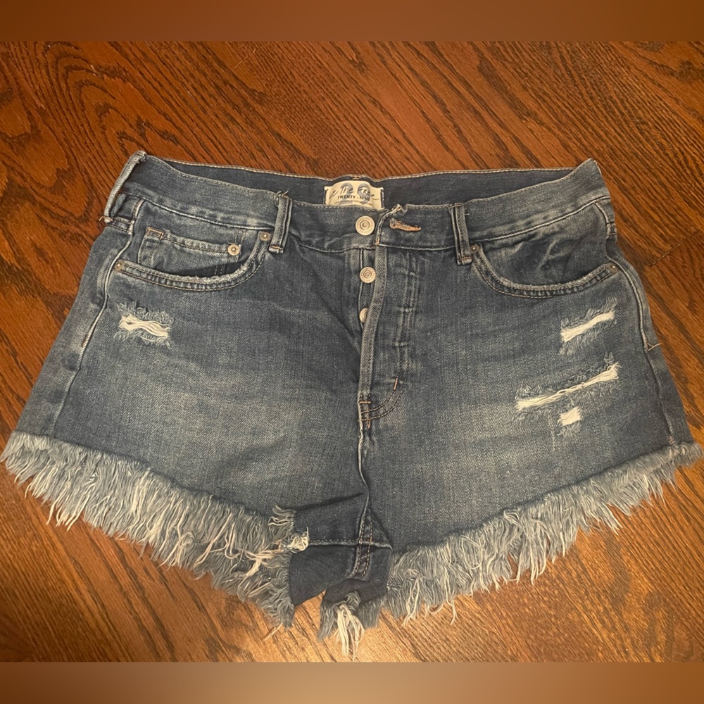 We The Free/Free People Jean shorts